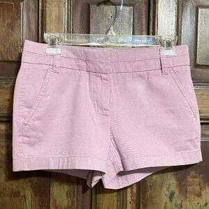 J.Crew 100% Cotton Shorts Lavender Purple Size 0 Inseam 3" Rise 8.5